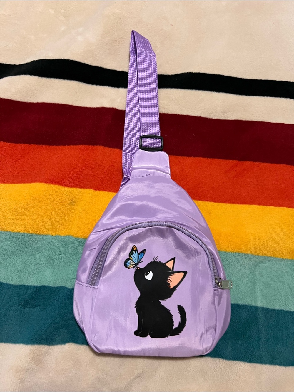 Kids Kitty Cat Sling Bag 🐈‍⬛NWOT 🦋
